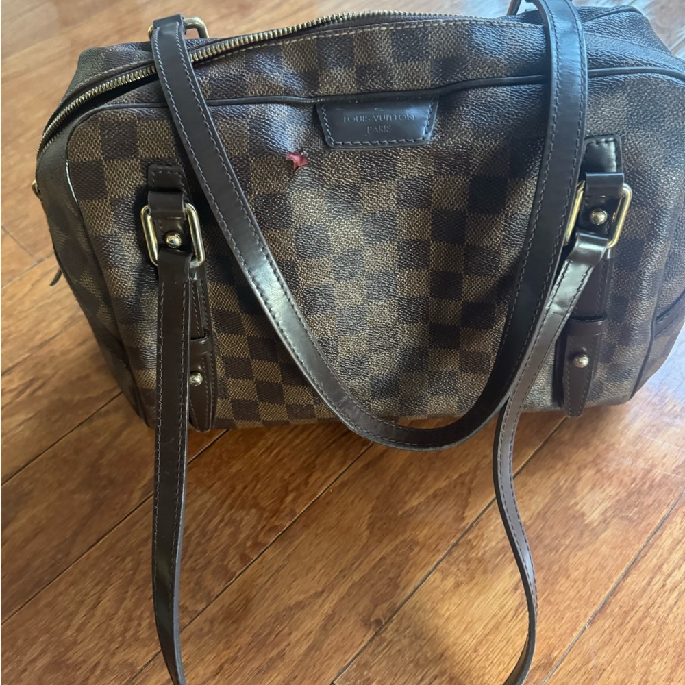 Louis Vuitton Checkered Brown and Black Bag